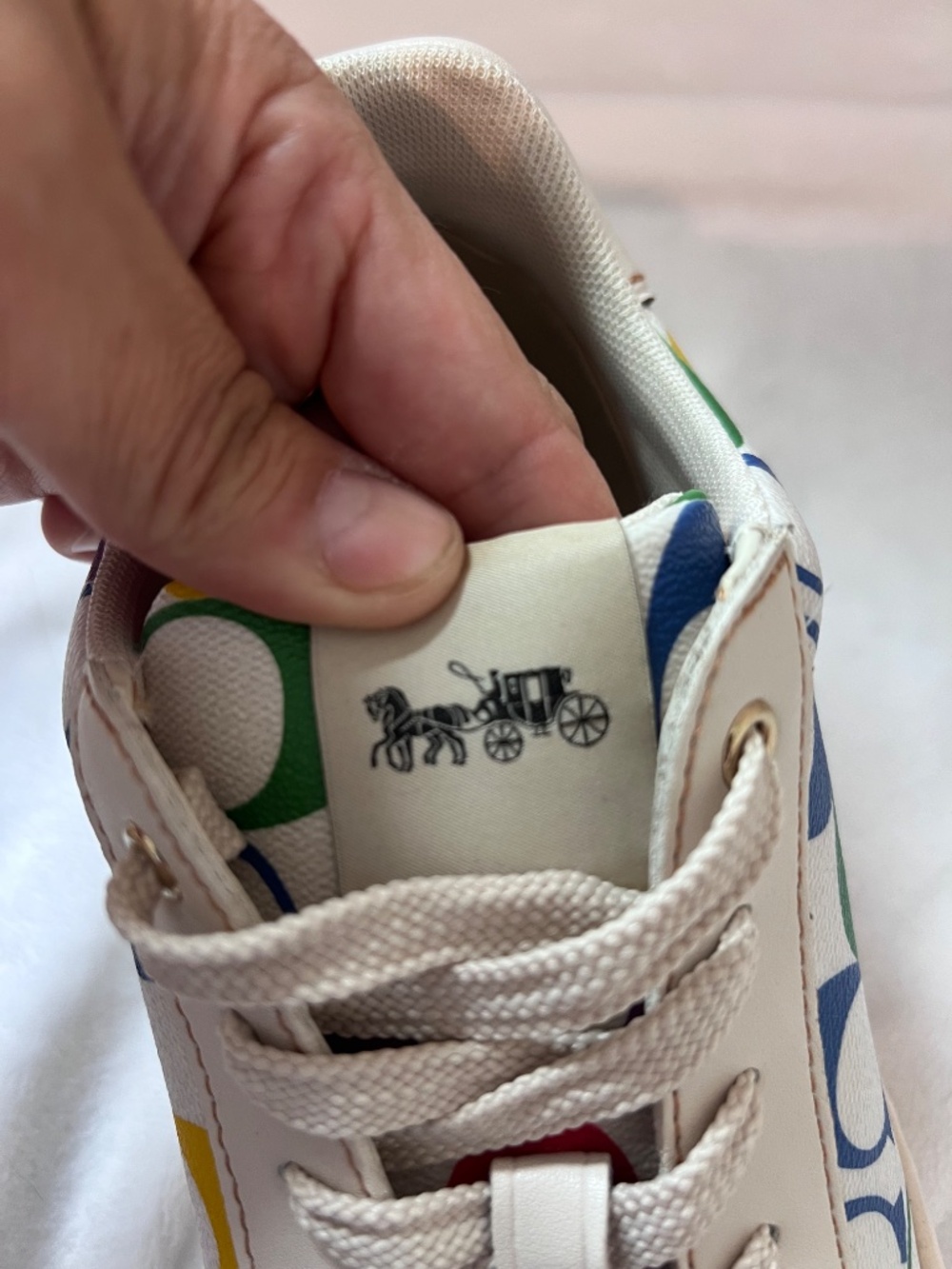 Coach Pride Collection Low Top Sneakers 8.5B - Picture 10 of 13